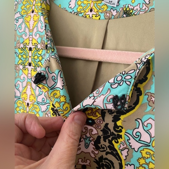 Joan Rivers Multicolor Patterned Jacket - Picture 5 of 7